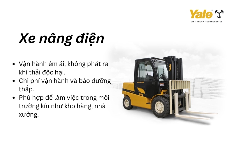 tìm hiểu về xe nâng điện