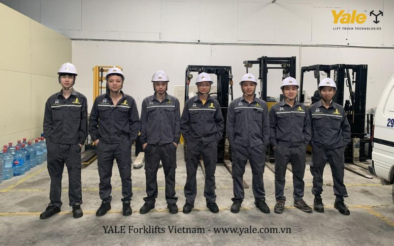 Đội ngũ kỹ thuật giàu kinh nghiệm của Xe nâng Yale Việt Nam
