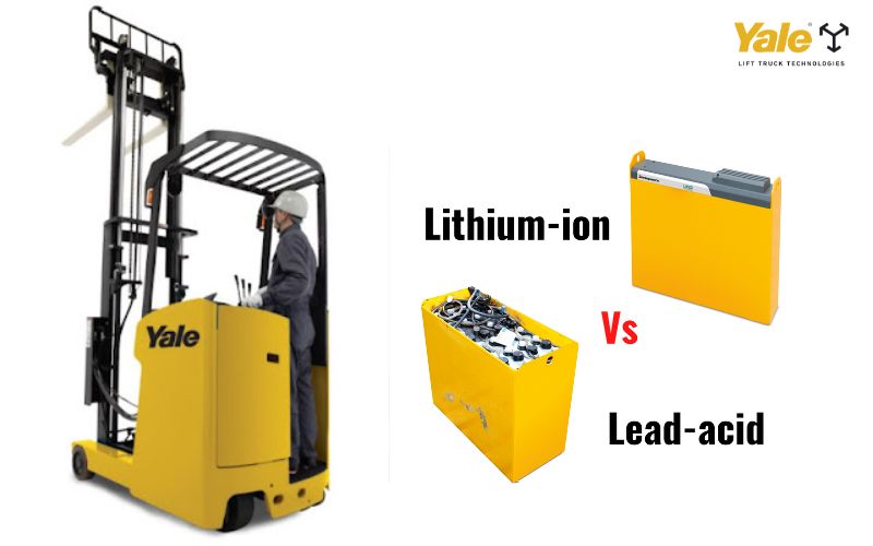 2 loại bình điện phổ biến là lead acid và Lithium sử dụng công nghệ mới