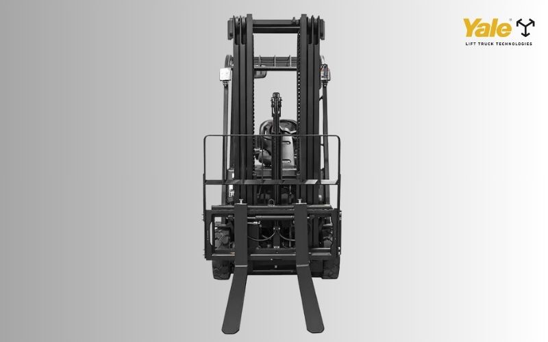 Hình ảnh khung nâng 3 tầng (Triplex Mast)