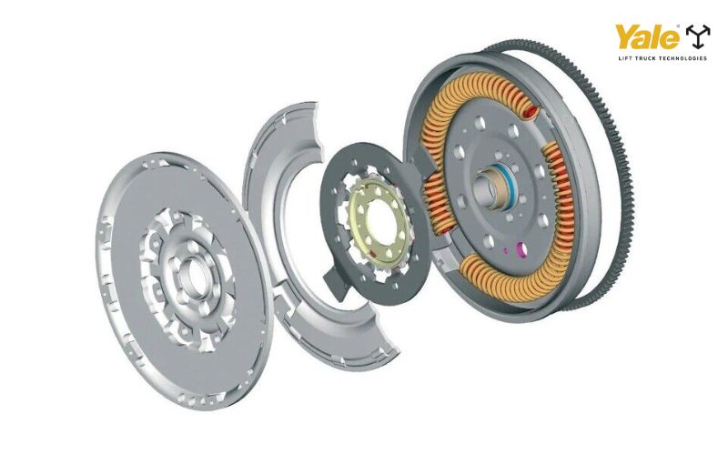 Bánh đà làm tăng khối lượng quay của động cơ