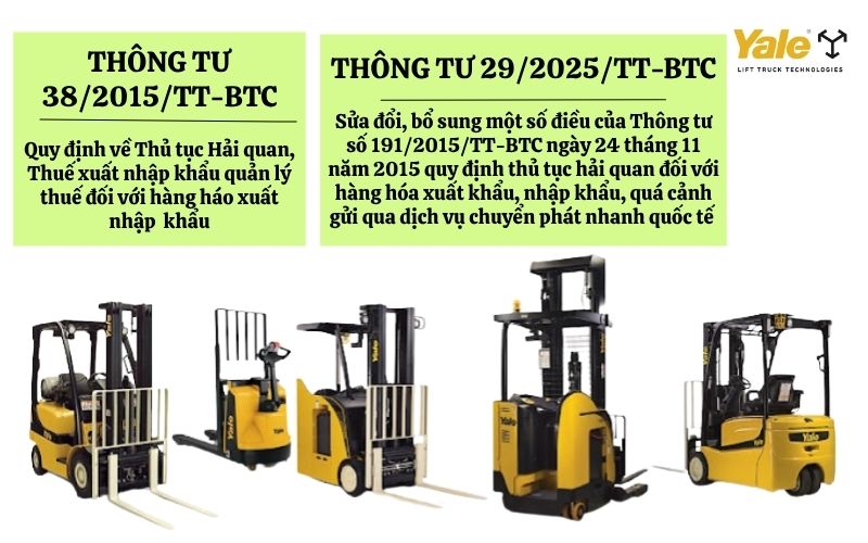 Nhập khẩu xe nâng phải tuân thủ chặt chẽ các quy định pháp luật