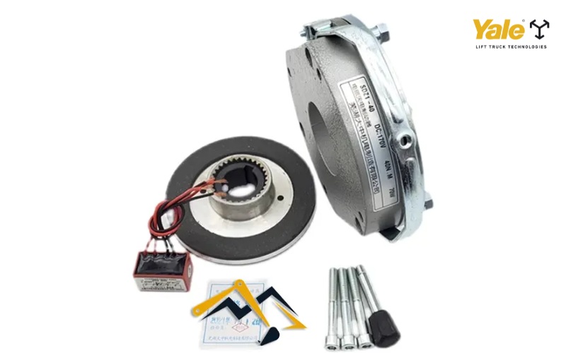 Phanh điện từ là hệ thống hiện đại phổ biến trên xe nâng điện, giúp tối ưu vận hành