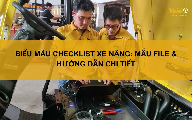biểu mẫu checklist xe nâng
