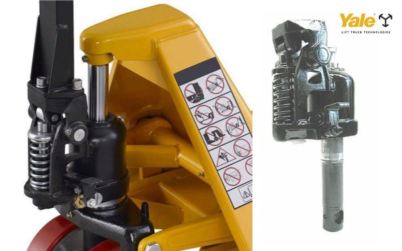Bơm thủy lực được lắp trên xe nâng tay có nhiều kiểu dáng và công năng khác nhau