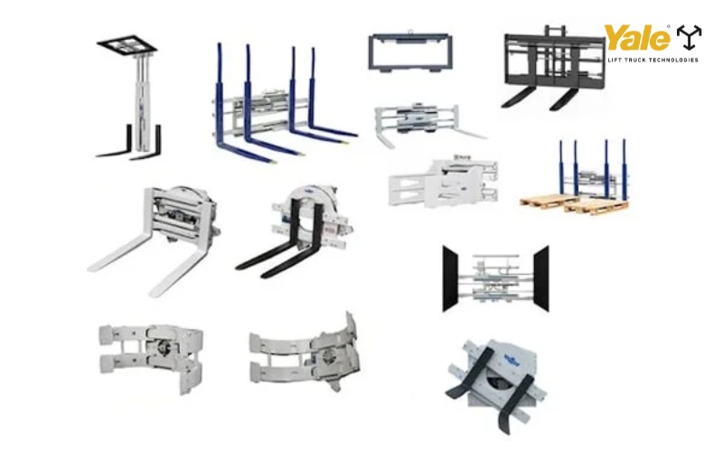 Bộ công tác xe nâng tối ưu hiệu suất và tăng an toàn trong logistics