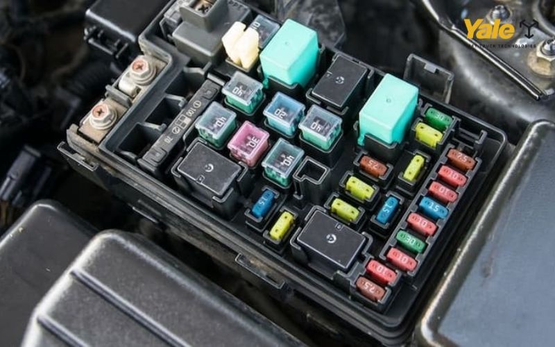 Hiểu rõ vị trí và loại cầu chì trên xe nâng giúp kỹ thuật viên kiểm tra, cô lập và xử lý sự cố điện nhanh chóng và chính xác