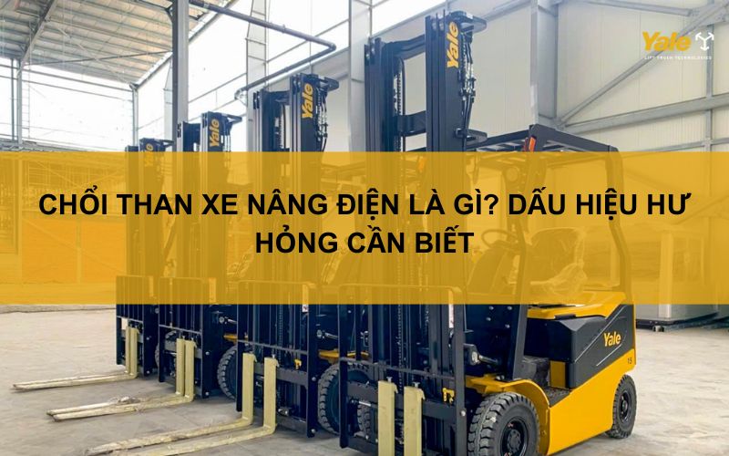 chổi than xe nâng điện