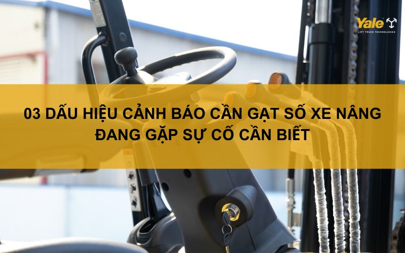 cần gạt số xe nâng