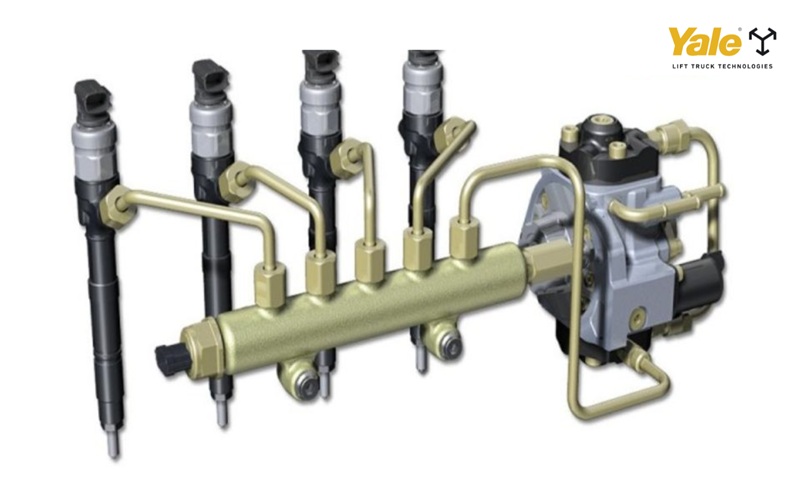 Kim phun nhiên liệu có nhiệm vụ phun nhiên liệu đúng lượng, đúng thời điểm để động cơ xe nâng vận hành hiệu quả, tiết kiệm nhiên liệu và bền bỉ