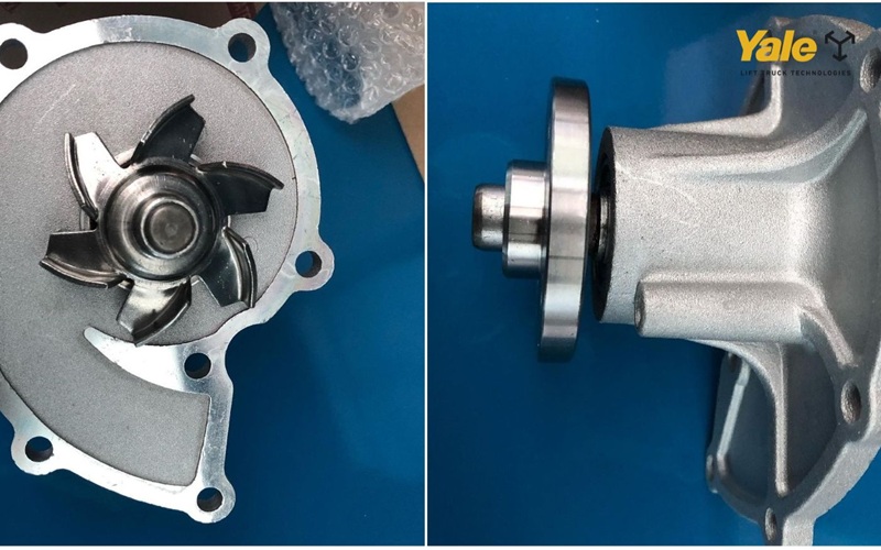 Bơm nước xe nâng giúp tuần hoàn nước làm mát, duy trì nhiệt độ động cơ ổn định