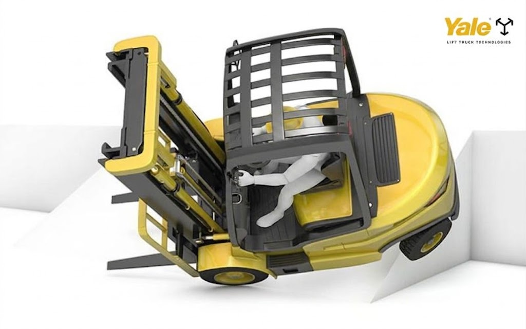 cách xử lý khi xe nâng bị lật