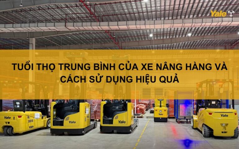 tuổi thọ trung bình của xe nâng hàng