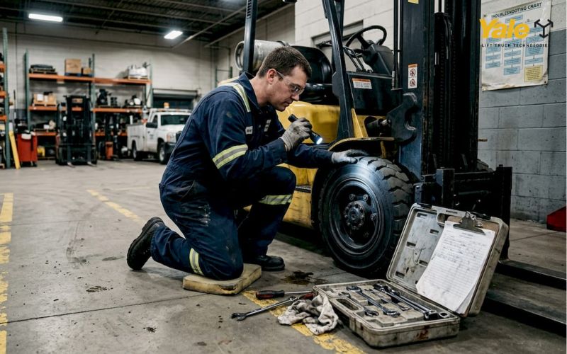 Xe nâng bị đứt dây amaza: Nguyên nhân và cách xử lý Xe nâng bị đứt dây amaza: Nguyên nhân và cách xử lý