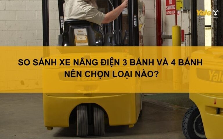 So sánh xe nâng điện 3 bánh và 4 bánh: Nên chọn loại nào