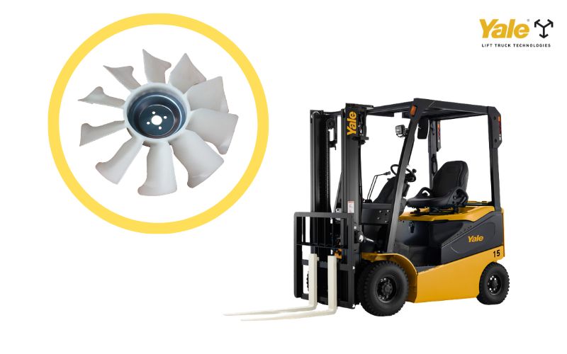 Quạt tản nhiệt xe nâng: Chức năng và dấu hiệu hư hỏng Quạt tản nhiệt xe nâng: Chức năng và dấu hiệu hư hỏng