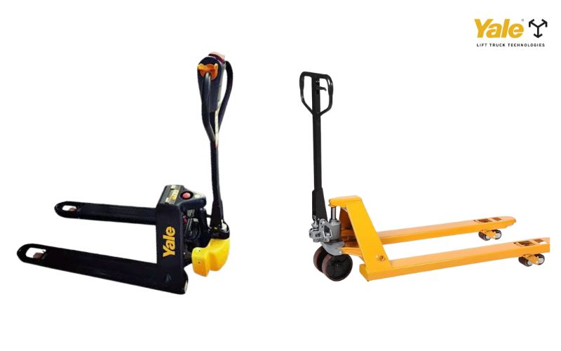 So sánh xe nâng tay điện và xe nâng tay cơ: Nên chọn loại nào